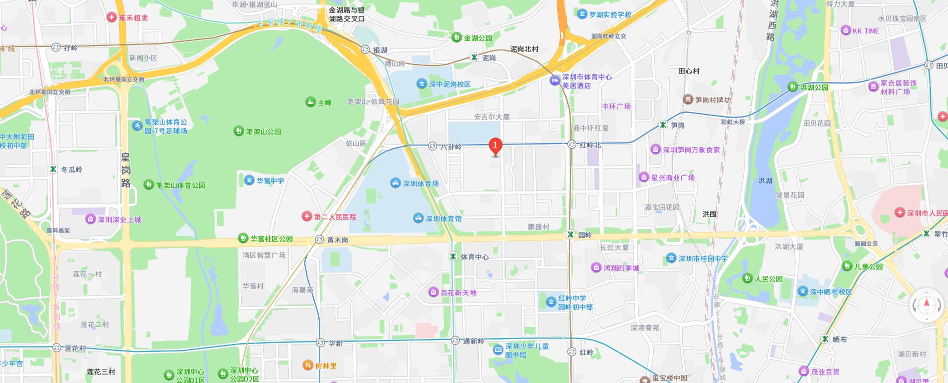 公司位置地图